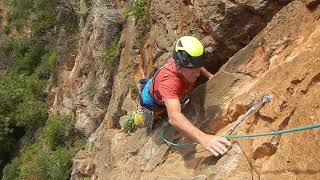 Rock climbing multi-pitch in Leonidio: We salute You