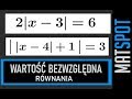 Równania z wartością bezwzględną