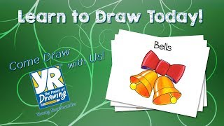 Teaching Kids How to Draw: How to Draw Holiday Bells
