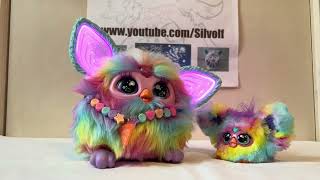 Tie Dye Furby 2023 and Furblet Chatting