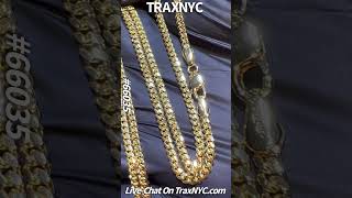 14K Yellow Miami Cuban Link Chain (#66035) #shorts