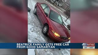 Beatrice couple receives car from stranger