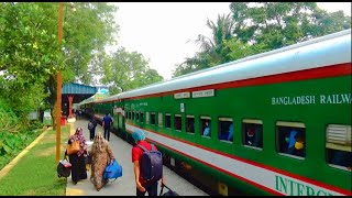 Up Train Kapotaksha Express||6514|| Are Leaving The Darshana Railways Station( Khulna To Rajshahi )