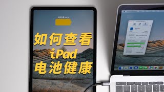 如何查看iPad电池健康？一个软件搞定