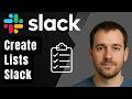 How to Create Lists in Slack (2026 Step-by-Step Beginner Tutorial)