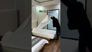 Hotel Secrets EXPOSED How 5-Star Staff Make PERFECT Beds in Seconds!