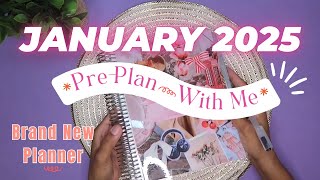 January 2025 Pre-Plan with Me || New Planners || Erin Condren