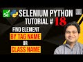 Selenium Python Tutorial #18 - Find Element by Tag Name or Class Name