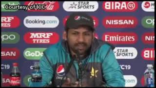 Sarfaraz press conference on his Yawning