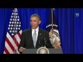 President Obama Holds a Press Availability