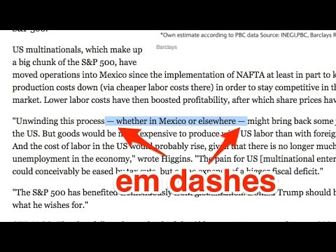 How do you use an en dash?
