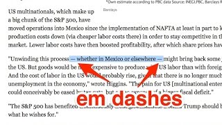 How to use em dashes, ellipses, and parentheses