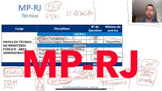 MP-RJ Técnico: como estudar! Dicas e estratégia de estudo