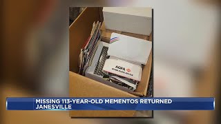 Janesville woman finds box of century-old mementos, reunites with family