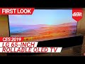 CES 2019: LG 65-inch Rollable OLED TV First Look | Digit.in