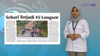 Warta Media | Sehari Terjadi 45 Longsor di Wonosobo