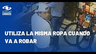 Un solo ladrón tiene azotadas a diferentes localidades de Bogotá
