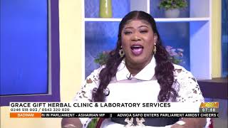 GRACE GIFT HERBAL CLINIC AND LABORATORY SERVICES - Badwam Afisem on Adom TV (2-12-21)