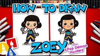 How To Draw Rumi Zoey Mira Kpop Demon Hunters How To Draw