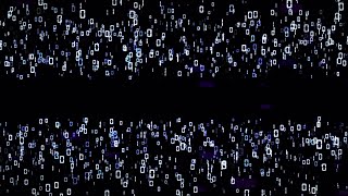 Binary Stream Stock Motion Graphics