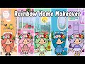 Rainbow Home Makeover 🌈🤩 Toca Life World