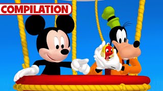 Mickey Mouse Clubhouse Best Goofy Full Episodes! 🤪 | Compilation | @disneyjunior