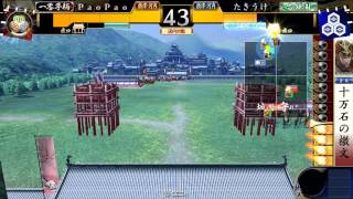 【戦国大戦 2.12B店内対戦】榊原三葵采配vs正義暗黒魔境