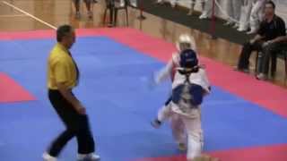 Taekwondo Victoria 2010 March Open WTF TKD Sparring Black Belts - Part 1 of 9