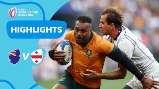 Wallabies WOW against Georgia | Australia v Georgia | Rugby World Cup 2023 Highlights