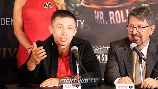 GENNADY GOLOVKIN HILARIOUSLY CLAPS BACK AT DE LA HOYA AT POST FIGHT PRESS CONFERENCE - GGG VS ROLLS