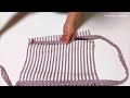 シンプル バイアストートバッグ作り方 how to make simple bias totebag ecobag easy sewing tutorial diy