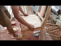 I love to process wood, how to makes an extremely beautiful and sturdy dining chair/ carpenter dong