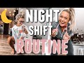 NIGHT SHIFT NURSE ROUTINE | DAY IN THE LIFE | Holley Gabrielle