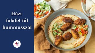 Házi falafel-tál hummusszal l Havas Dóra