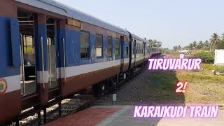 🔴LIVE Tiruvarur to Karaikudi Demo Train (Kamban Express)