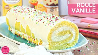 GÂTEAU ROULÉ A LA VANILLE POUR LA RENTRÉE