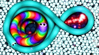 WORLDS BIGGEST 80,000+ MASS SLITHER.IO TRAP - Slither.io World Record (Biggest Trap)