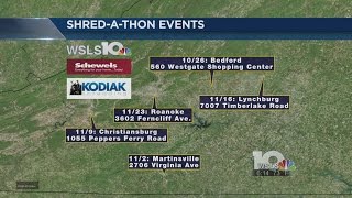 A look inside the Shred-A-Thon; from paper to dust