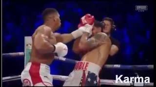 ANTHONY JOSHUA vs DOMINIC BREAZEALE   HIGHLIGHTS