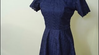 Women’s Dress with Fitted Bodice & Flared Skirt - Sewing Guide