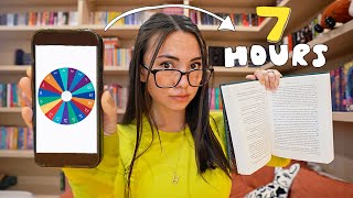 Random number generator chooses how many hours I read for a week