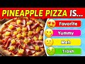 Tier List: Rank Junk Food from Best to Trash 🍕📝 Fast Food Quiz