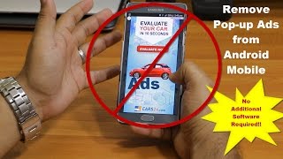How to remove Popup ads from Android Mobile | 100% Free | No tools Required