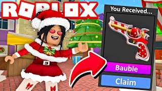 ¡CONSIGUIENDO LA NUEVA ARMA NAVIDEÑA (BAUBLE)! 😱 / PARTE 1 / MURDER MYSTERY 2 / MICHI ROBLOX