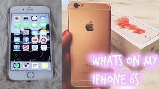 Whats on my iPhone 6S (updated) ♡