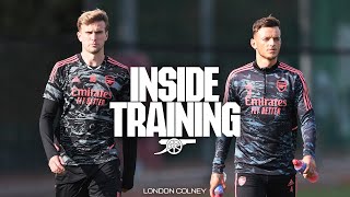 INSIDE TRAINING | Arsenal prepare for PSV in Europa League