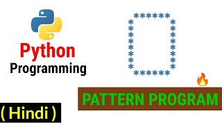 Printing Stars '*' in 0 Shape | Printing Stars in Zero shape in python | python pattern programs