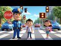 👮شرطي المرور الشجاع 🚓 | أغنية أطفال تعليمية ممتعة 🎵 |قناة بوبو كاتي |Arabic Kids Song