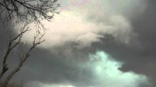 Developing Tornado - Lawton, OK 4/17/13