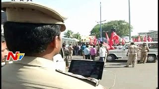 Bharat Bandh Against Notes Ban : CPI Activists Protest Rally in Vijayawada || NTV